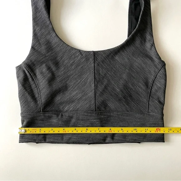 lululemon Lab Melange Scoopt Bra in Heather Black - Picture 5 of 6